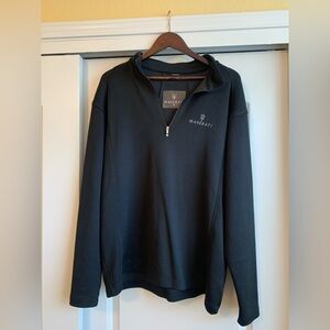 Maserati Black Quarter-Zip Pullover SIZE  XL